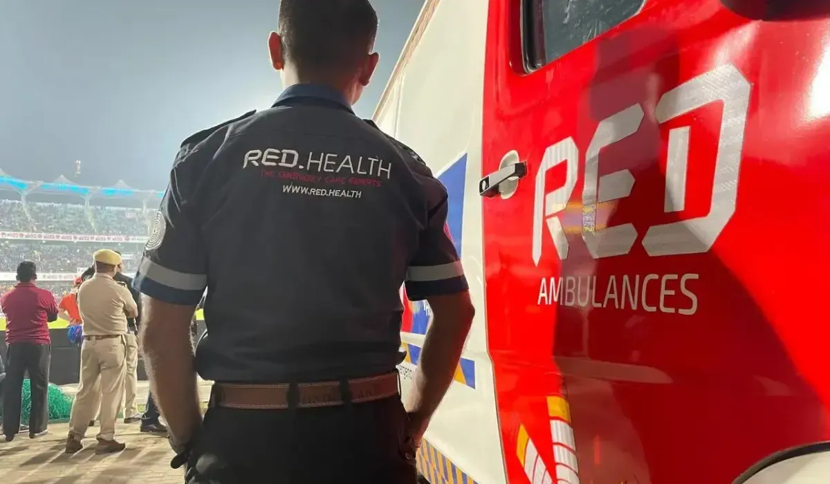 Red Health accident prevention tips illustrated